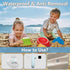 2 Pack Waterproof AirTag Holder for Kids Hidden, Anti-Removal GPS Tracker Case Compatible with Apple Airtag, Anti-Lost Silicone Protective Case wi...