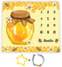 Bees Theme Baby Monthly Milestone Blanket, 48x40in Soft Flannel, Honey Jar Backgrounds, Newborn Mom Gifts, Baby Shower Age Growth Tracker with Bon...