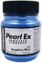 Jacquard Pearl Ex Pigment Powder 0.5 oz Sapphire Blue - Loose Mica Powder for Epoxy Resin, Watercolors, Calligraphy Ink & Clay - Epoxy Pigment Pow...