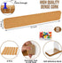 6 Pack Cork Board Strips, Thick Cork Boards for Walls, Cork Board Strips for Walls Self Adhesive with 50 Push Pins for Paste Notes, Photos, Schedu...