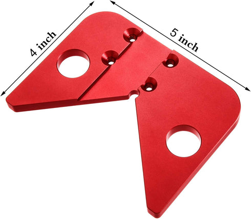 Aluminum Alloy Square Center Scribe Center Finder Line Gauge Carpenter Ruler Woodworking Center Measuring Tool with Detachable Ruler...