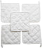 Pot Holders 100% Cotton (Pack of 10) Pot Holder 8" x 8" Square, Solid White Color Everyday Quality Kitchen Cooking, Heat Resistance!!...