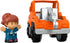 Fisher-Price Little People Toddler Toy Help and Go Tow Truck and Figure for Pretend Play Kids Ages 1+ Years...