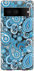 for Google Pixel 7 Case, Fun Paisley Pattern Ethnic Art Style Cool Floral Bandana Design Transparent Soft TPU Protective Clear Case Compatible for...