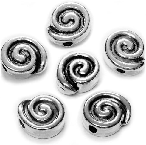 Tibetan Silver Spacer Beads for Jewelry Making Flat Beads for Jewelry Making Supplies for Adults Small Seed Beads for Necklace Earring Bead Bracel...