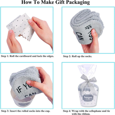 Zmart Funny Fuzzy Socks For Women Men, Novelty Chocolate Beer Socks, If You Can Read This...