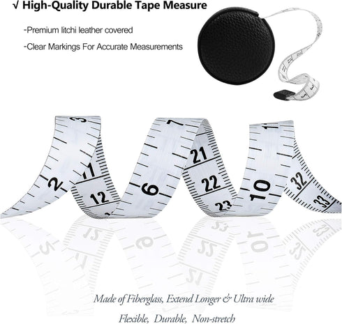 3m/120 Tape Measure Body Measuring Tape for Body Cloth Tape Measure for Sewing Fabric Tailors Medical Measurements Tape Dual Sided Sewing Cloth Ta...