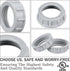 50 Pcs Plastic Insulating Bushing Threaded Electrical Bushings for EMT, Rigid or IMC Conduit Fitting (1 Inch)...