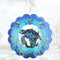 Sea Turtle Wind Spinner, Garden Wind Spinners 3D Hanging Turtle Garden Decor Metal Wind Kinetic Sculpture Gifts for Women Girls Outdoor Indoor Orn...