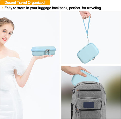 Carrying Case for NIIMBOT D11/ for LMASBLTER D11 Label Maker Machine, Portable Mini Bluetooth Label Printer Travel Bag, Small Handheld Labeler Sto...
