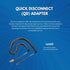 TruVoice U10P-S Adapter for Plantronics and TruVoice Quick Disconnect (QD) Headsets - RJ9 Jack is Compatible With Yealink, Grandstream and Snom De...