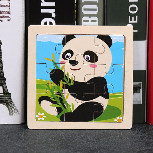 Wooden Puzzles for Toddlers 2-5 Years Old(Set of 6), Preschool Educational and Learning Animal Jigsaw Puzzle Toy Gift Set for Boys and Girls...