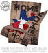 Texas Flag State Banner Home Sweet Home Decor Indoor Wall Art Patio Lawn Front Porch Room Decorations Outdoor Tapestry Yard Garden Sign Indoor Ame...