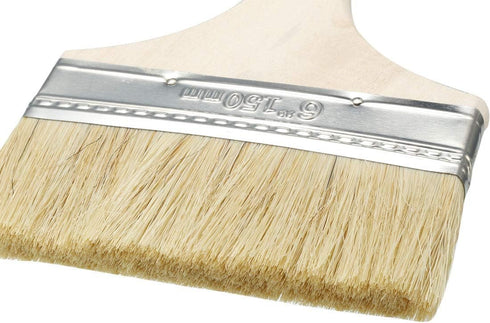 uxcell 5" Width Paint Brush Painting Drawing Oil Glues Faux Bristle Pen Paintbrush Beige...