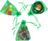 50Pcs 3x4 Inch Organza Bags with Drawstring, Green Small Mesh Gift Jewelry Candy Pouch Christmas Wedding Party Favor Bags...