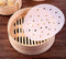 100pcs Air Fryer Liners, 10 inches Bamboo Steamer Liners, Premium Perforated Parchment Steaming Papers, Non-stick Steamer Mat Liner for Air Fryers...