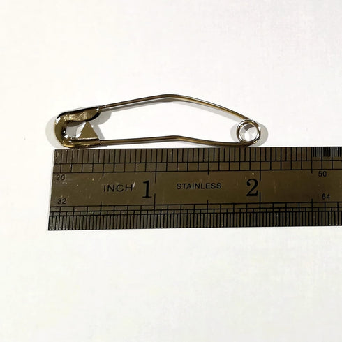iNee Curved Safety Pins, Quilting Basting Pins, Nickel-Plated Steel, Size 3, 50 Count...