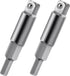 ANCIRS 2 Pack 3/16 to 5/16 Service Wrench Hex Key Adapter, Ratchet Wrench Hexagon Bit Adapter Kit, HVAC Valve Opener for Air Conditioning Refriger...