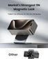 INIU for Magsafe Charger, 15W Fast Charging Magnetic Wireless Charger Stand, Wireless Charging Station with Sleep-Friendly Adaptive Light and Cool...