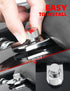 Amazicha Chrome Stainless Steel Seat Bolt Tab Screw Mount Knob Cover Compatible for Harley Davidson Sportster Softail Touring Dyna 1996-2025...