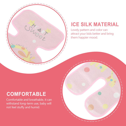 Kisangel Seats Stroller Cooling Pad Car Cooler Pad Stroller Cooling Liner Pad Mat Summer Breathable Ice Cooler Mat Cushion for Stroller Stroller L...