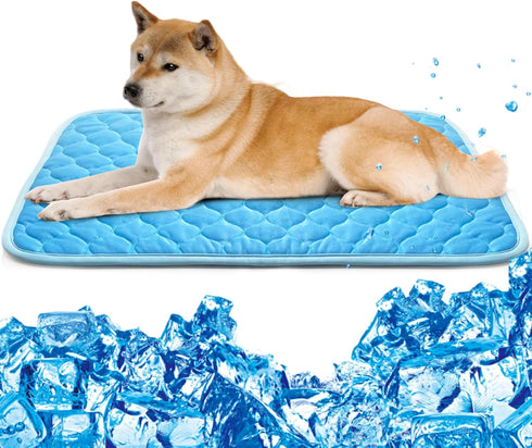 MARUNDA Dog Cooling Mat, Breathable Washable Cooling Pad for Dog, Portable Pet Cooling Mat for Outdoor, Provide Comfortable and Cooling Mat in Sum...