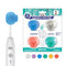 GuruNanda Brush Pods (4 Pack) - Toothbrush Head Cover for Manual & Electric Brushes - Clip-On Plastic Toothbrush Protector with Natural Essential ...