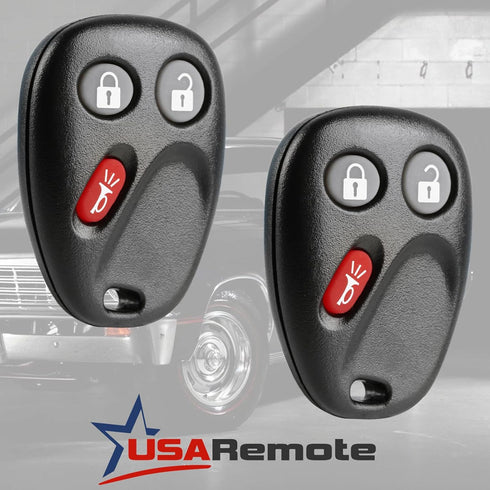 Car Key Fob Keyless Entry Remote fits Buick Rainier / Chevy Trailblazer / GMC Envoy / Isuzu Ascender / Oldsmobile Bravada (fits Part # 15008008 15...