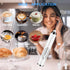 Coffee & Milk Frother Handheld Rechargeable with 3 Heads,Electric Whisk Drink Foam Mixer Handheld Mini Egg Beater for Cappuccino,Latte,Yogurt Milk...