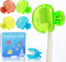 4 Pack Toothbrush Protector Caps: Portable Dustproof Brush Head Covers for Travel & Home Use - Universal Fit for Electric & Manual Brushes (Blue, ...