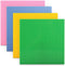 Lekebaby Classic Baseplates, Building Blocks Set Base 100% Compatible with Major Bricks Brands,10x10 Inch Flat Bottom Baseplates Pack of 4, Macaro...