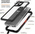 inkolelo Compatible with iPhone 15 Pro Waterproof Case, Built-in Screen Full-Body Protector with Floating Strap IP68 Waterproof Case- Matte Black/...