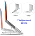 Laptop Stand, Laptop Riser, Computer Stand for Laptop, Aluminum Foldable Laptop Stand for Desk, Compatible with Dell, HP, MacBook, Lenovo and More...