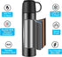 Stainless Steel Water Bottle-Insulated Vacuum Coffee Cup with Leakproof Lid & Cup,Double Walled Flask Thermos Cup,Sport Travel Mug keeps Hot & Col...