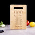 Mother's Day Recipe Mothers Gift Special Love Heart Mom Birthday Bamboo Cutting Board Gifts(MOM-1)...