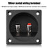 Speaker Box Terminal Cup, Stereo Speaker Board Terminal Connector Block Push-in Jack Spring Loaded Speaker Terminal, Double Binding Post Speaker T...