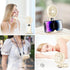Portable Fan, Mini Handheld Personal Fan 4000mAh Rechargeable Battery Operated Desk Fan with Base, LED Display,5 Speeds Cooling Fan for Travel Cam...