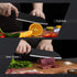 7" Chef Knife Ultra Thin, High Carbon Stainless Steel Sharp Santoku Knife for Kitchen All-Around Food, Professional for Family & Restaurant...
