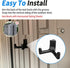 Tool Hooks Compatible with Lifetime Storage Shed Accessories, Black Shed Hook fit for Rakes Shovels Scissors Knives Power Tools, Plastic Shed Acce...