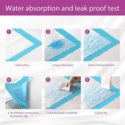 Dog Training Pad ,Puppy Pads, Pet Pee pad ,Regular Super Absorbent Quilted Puppy Pad with 10 Units, Blue, PP1...