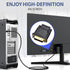 DVI to HDMI, Bidirectional DVI (DVI-D) to HDMI, Male to Female Adapter, 2-Pack?(24+1) Male Adapter with Gold-Plated for Computer, Monitor, Project...