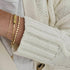 Gold Bracelets for Women, 14K Gold Plated Dainty Bracelet Set Stackable Paperclip Box Bead Chain Bracelet Adjustable Simple Gold Bracelet Trendy G...