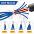 Universal Wire Twisting Tool Cable Wire Stripper and Twister Wire Twister Tool For Drill Electrical Wire Stripping Tool for Stripping and Twisting...