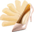 Heel Cushion Pads - 4D Too Big Shoes Cushion (3 Pairs) High Heel Inserts (Beige)...
