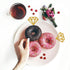 Topoox 50 Pack Gold Glitter Diamond Ring Donut Toppers Cupcake Picks for Bridal Shower Engagement Party Decorations...