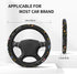 Colorful Wildflower Steering Wheel Cover Neoprene Material Most Cars Universal 15 inch Premium Non-Slip Breathable Flower Embroidery Car Steering ...