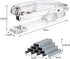 Transparent Desk Acrylic Stapler for Office - Silver Color...