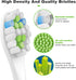 Replacement Toothbrush Brush Heads Compatible with Philips Sonicare Electric Rechargeable Toothbrushes, Tooth Brush Heads for Snap-on System, for ...