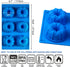 Mini Fluted Tube Cake Pan, 6Cavity Heritage Fluted Tube Cake Silicone Mold for Baking,Non Stick Fancy Molds for Fluted Tube Cake (Mix)...