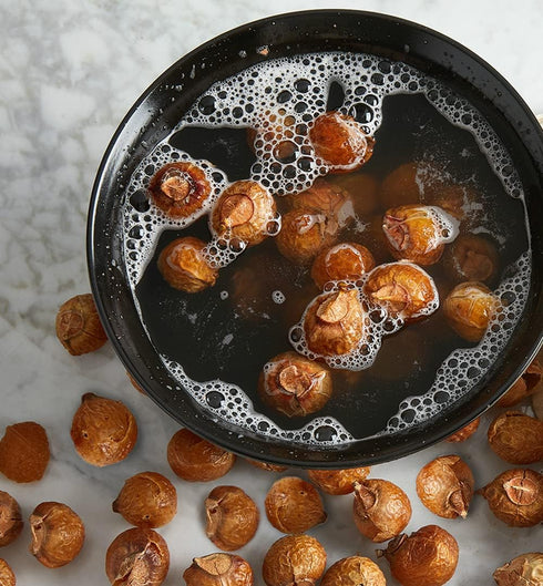 Organic Soap Nuts Deseeded 1.1lbs 180 Washes Eco-friendly SoapNuts Laundry Detergent Highly Effective, Hand-picked, Fragrances-free & natural fabr...